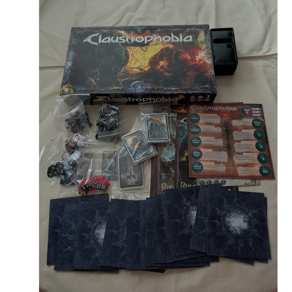 Claustrophobia Board Game Asmodee Marabunta Tactical Survival Miniatures Game